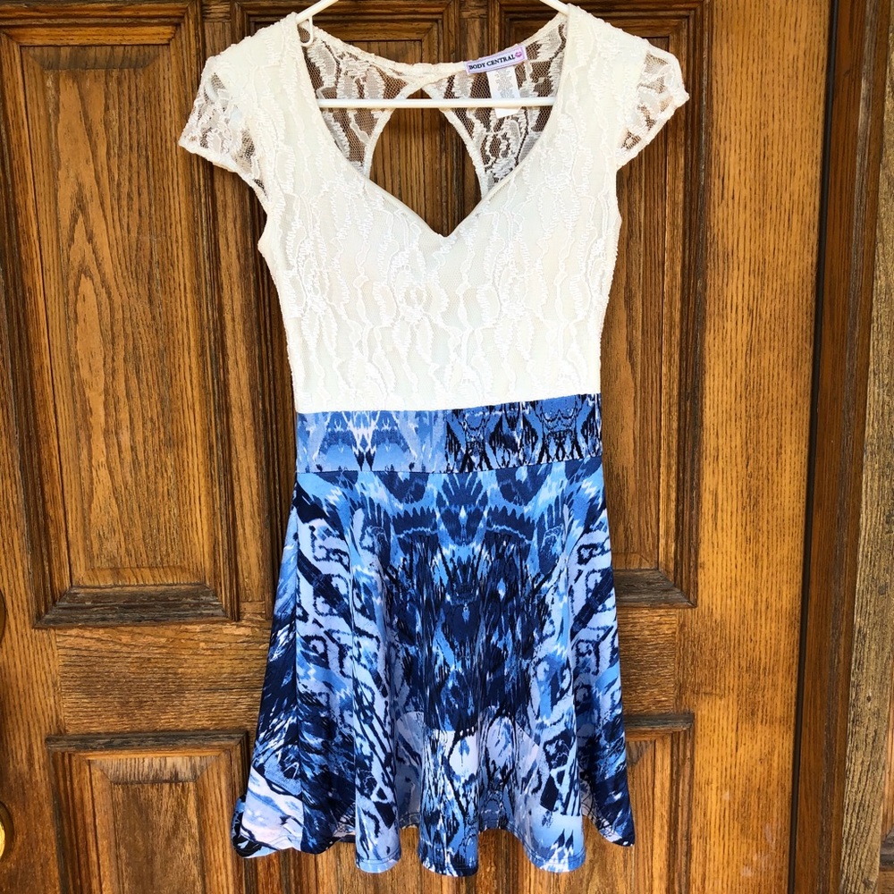Lace and Tie-dye Dress